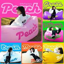 Inflatable sofa picnic camping inflatable lazy air single portable air cushion lounge chair outdoor music festival double