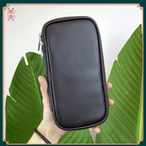 YU LO PU LEATHER SMALL NUMBER PORTABLE STYLE MAKEUP KIT COLOR MAKEUP BRUSH CONTAINING BAG PROFESSIONAL MULTIFUNCTION BRUSHED BAG LARGE CAPACITY