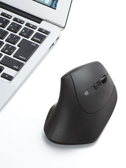 日本SANWA无线鼠标人体工学大尺寸直立竖握式蓝牙usb电脑静音男女