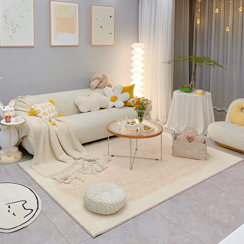 (Bruroman rhymes) medieval carpet living room minimalist bedroom bedside blanket French style sofa tea table cushion ground mat