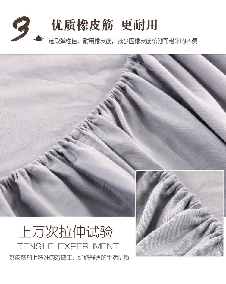 Xuất khẩu Giường đơn cotton nguyên chất Khăn trải giường cotton đơn mảnh 1,8m Trải giường Simmons Nệm nệm 1,5, m - Trang bị Covers 	ga giường bo chun