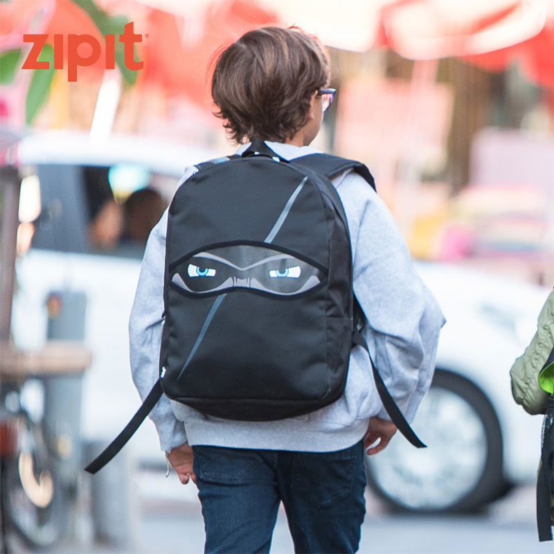 ZIPIT Campus Fashion Personality Shoulder Backpack Student Bookpack Reduced Shoulder Bag Waterproof Bag