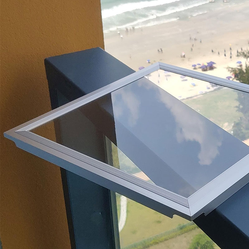 Integrated ceiling transparent aluminum gusset 30*30 kitchen powder room lighting translucent ceiling bathroom lampshade 60*60