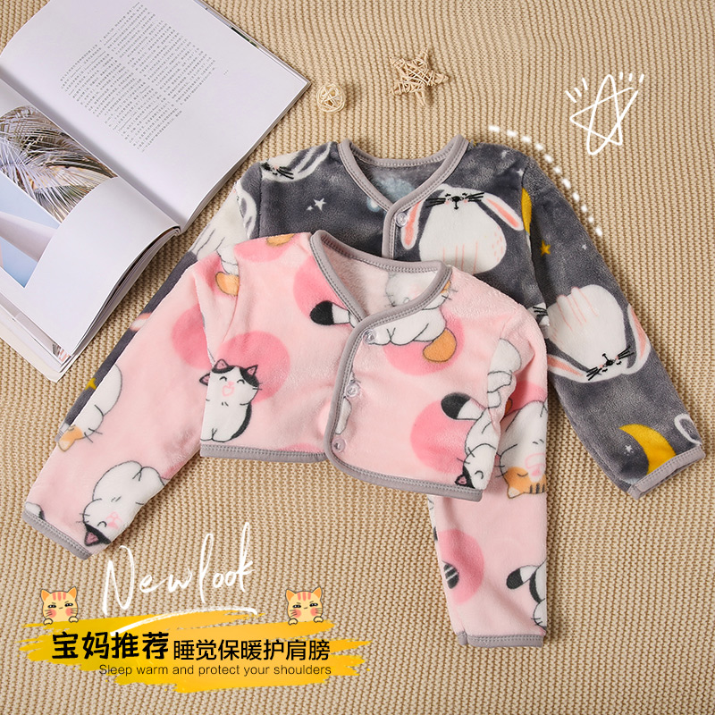 Child care shoulder sleeping with baby winter flange suede autumn winter baby child anti-freeze toddler warm arm anti-chill
