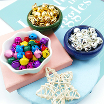 Gold and silver iron bell 6-14mm color small bell accessories diy handmade pet bell material pendant