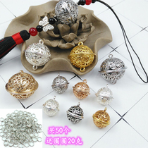 Huaqiangu Palace Bells Big Bells Pendant DIY Bracelet Pendant Color Hollow Three Body III Ten Mi Peach Blossom