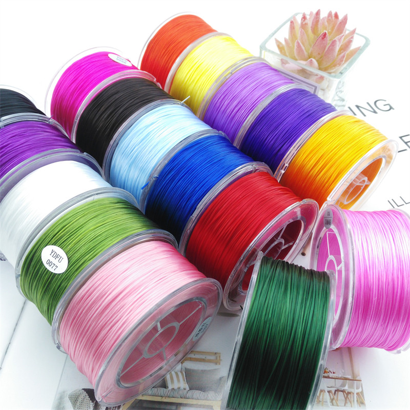 Imported raw silk elastic line Handmade homemade bracelet rubber band elastic line Beaded rope crystal line Buddha bead line threading