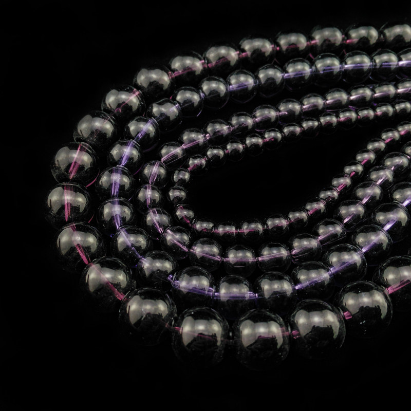 Amethyst Bead Accessories Beaded Loose Beads Crystal Jewelry DIY Natural Handmade Semi-finished Accessories Beads