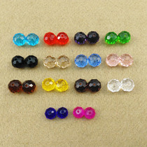 10MM Crystal Bead Pujiang Crystal Flat Bead Bracelet Necklace DIY Handmade Beaded Jewelry Accessories Loose Bead Material