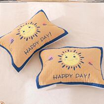 Child Pillow Towel Summer O Style All-cotton Pillow Towel All Season Upmarket Single Cartoon Minimun adult non-slip not off