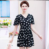 Swimsuit 2020 New Big Code Conservative Bubble Spa Mom Swimsuit Mid-Aged Split Flat Angle Pants Against Walking Light