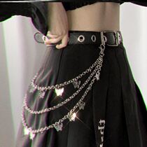 Great Clothes Belt Accessories Chain Trim Personality Wave Female Hip-hop Matching Gdress Jeans Ultra Classic Punk Waist Chain