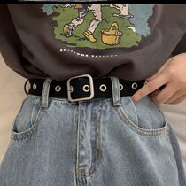 Belt female summer soft sail fabric young man cute Joker belt jeans casual simple personality fashion belt