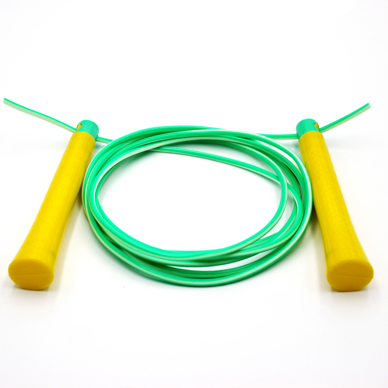Taiura New Bodybuilding Long Handle Rubber Rope Short Handle Light Shaft Rubber Rope Middle Test Competition Exercise Recreational Children Jump Rope Adjustable