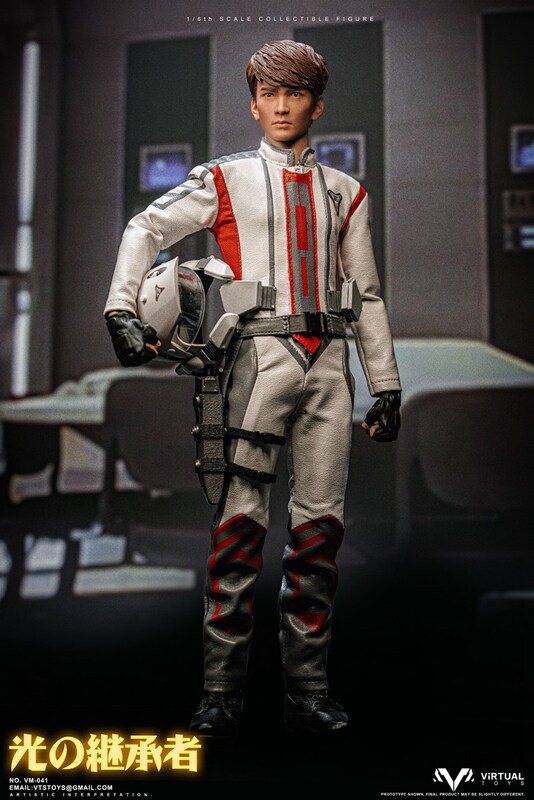 Spot Vtstoys 1/6 Soldier Ultraman Tiga Light Heir Ancient Vts Vm041 Movable Doll