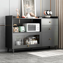Home dining sideboard five-drawer cabinet light luxury microwave oven storage bowl cabinet storage kitchen storage meal preparation tea cabinet