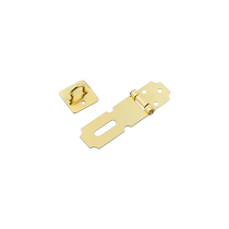 Leaf imitation gold door buckle drawer lock cabinet door padlock buckle decorative iron old wooden box buckle