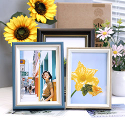 Photo frame empty frame with glass Fancy 5 inch horizontal and vertical table 6 inch 7 8 wash photo frame wall hollow table