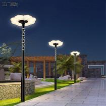 Solar street light outdoor household waterproof super bright garden light community park high pole light garden villa landscape light