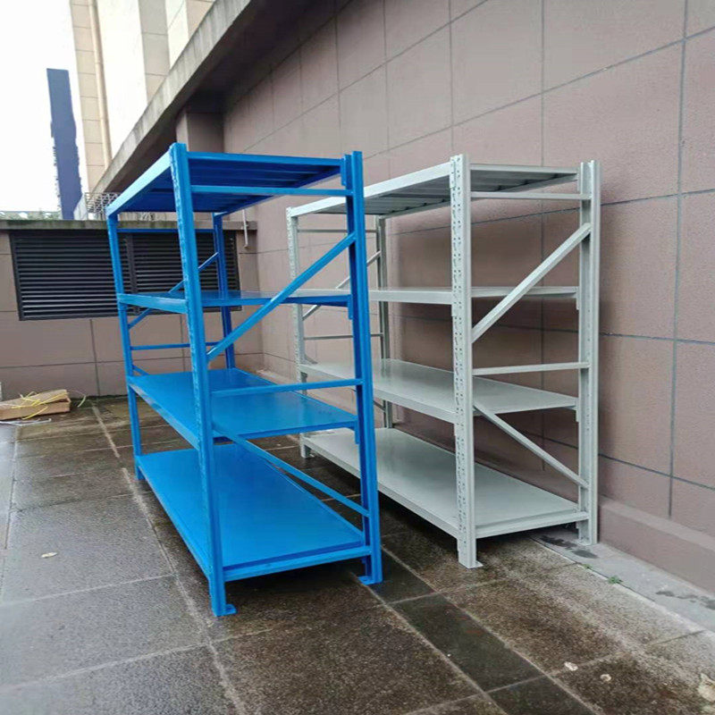 Light medium-duty and heavy-duty shelf warehouse clothing storage shelf warehouse hardware display iron shelf adjustable