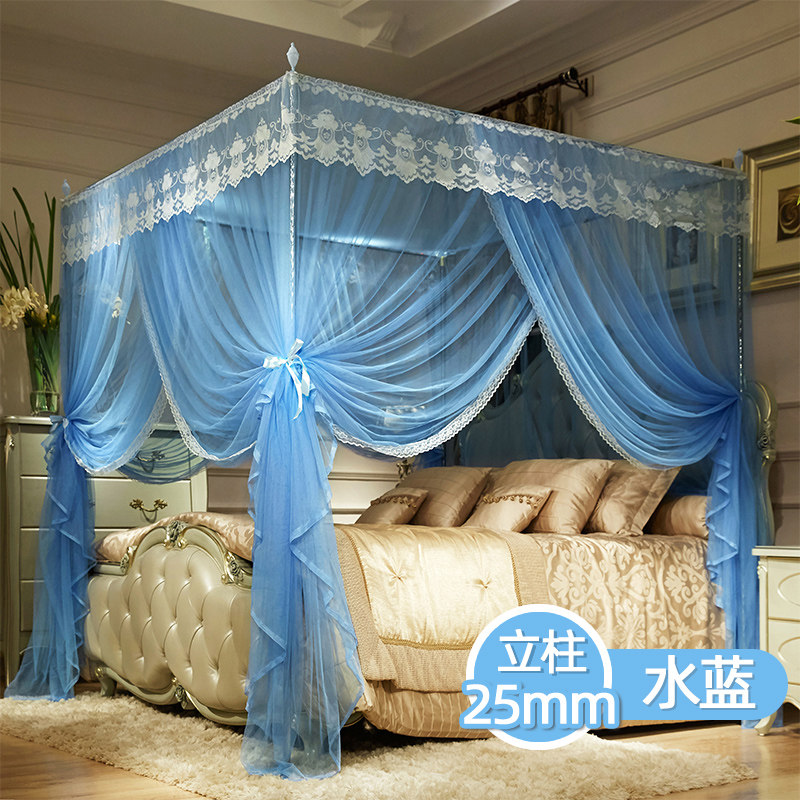 The net is convenient to remove dust and dust - resistant landing court bracket encrypted 1 5m1 8 m bed double household summer
