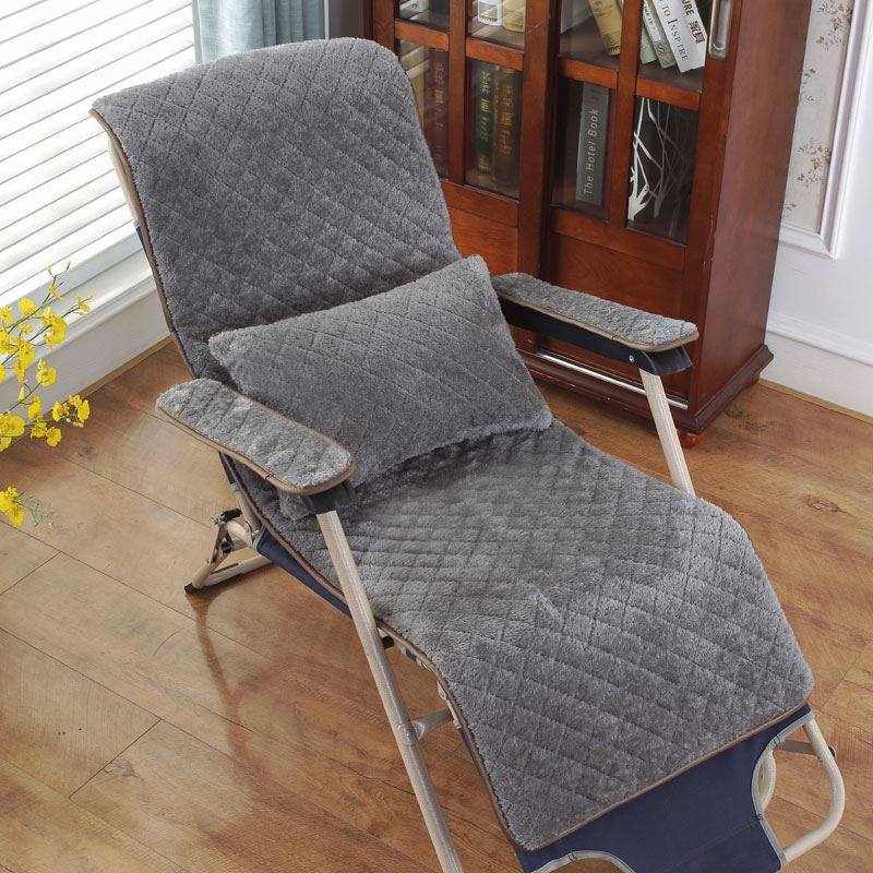 Recliner cover universal winter chair cushion four seasons universal removable and washable rocking chair adult rattan chair folding nap