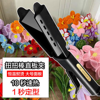 Twist Stick Hair Straightener, Small Flat Iron for Straightening and Curling Bangs, Mini Portable Curling Iron