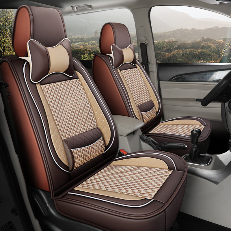 Seven-seat special car cushion Four Seasons Baojun 730 Wuling Hongguang S S1 S3 Changan Uno S3 all-inclusive seat cover