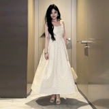 Небольшое дизайнерское летнее платье, летняя длинная юбка, французский стиль, подходит для подростков