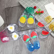 Japanese summer children slippers girl child baby indoor cool drag parent-child cute little princess crystals in tow