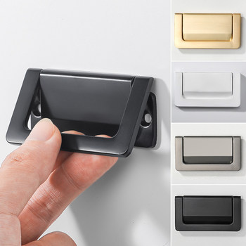 No-Drill Modern Minimalist Invisible Flush Pull Handle for Cabinets, Drawers, and Wardrobe Doors