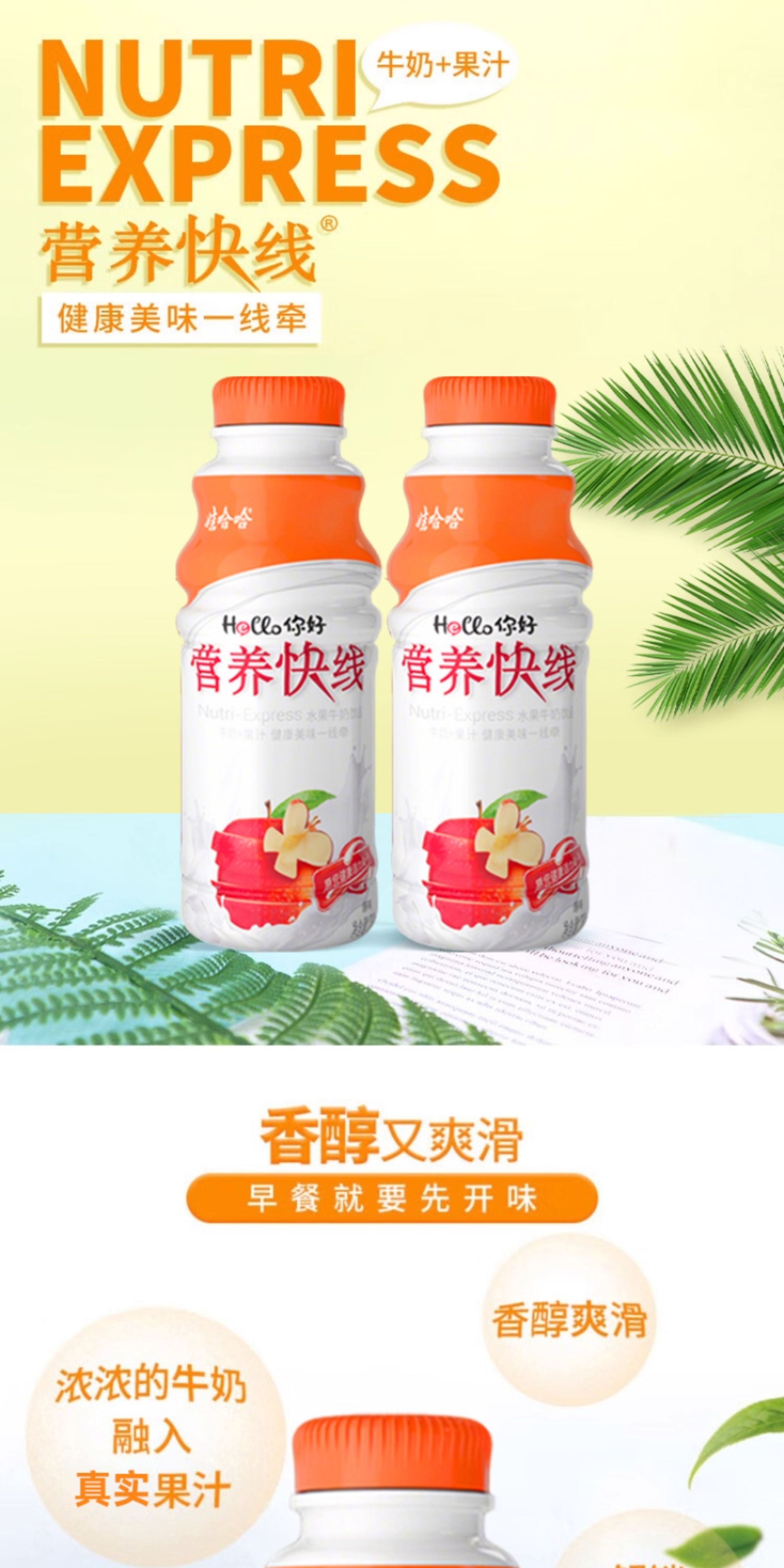 安享好物 安享E级含乳饮料-娃哈哈原味营养快线 国标