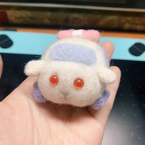 Poke music pulpul guinea pig car wool felt doll hamster car handmade diy gift material package