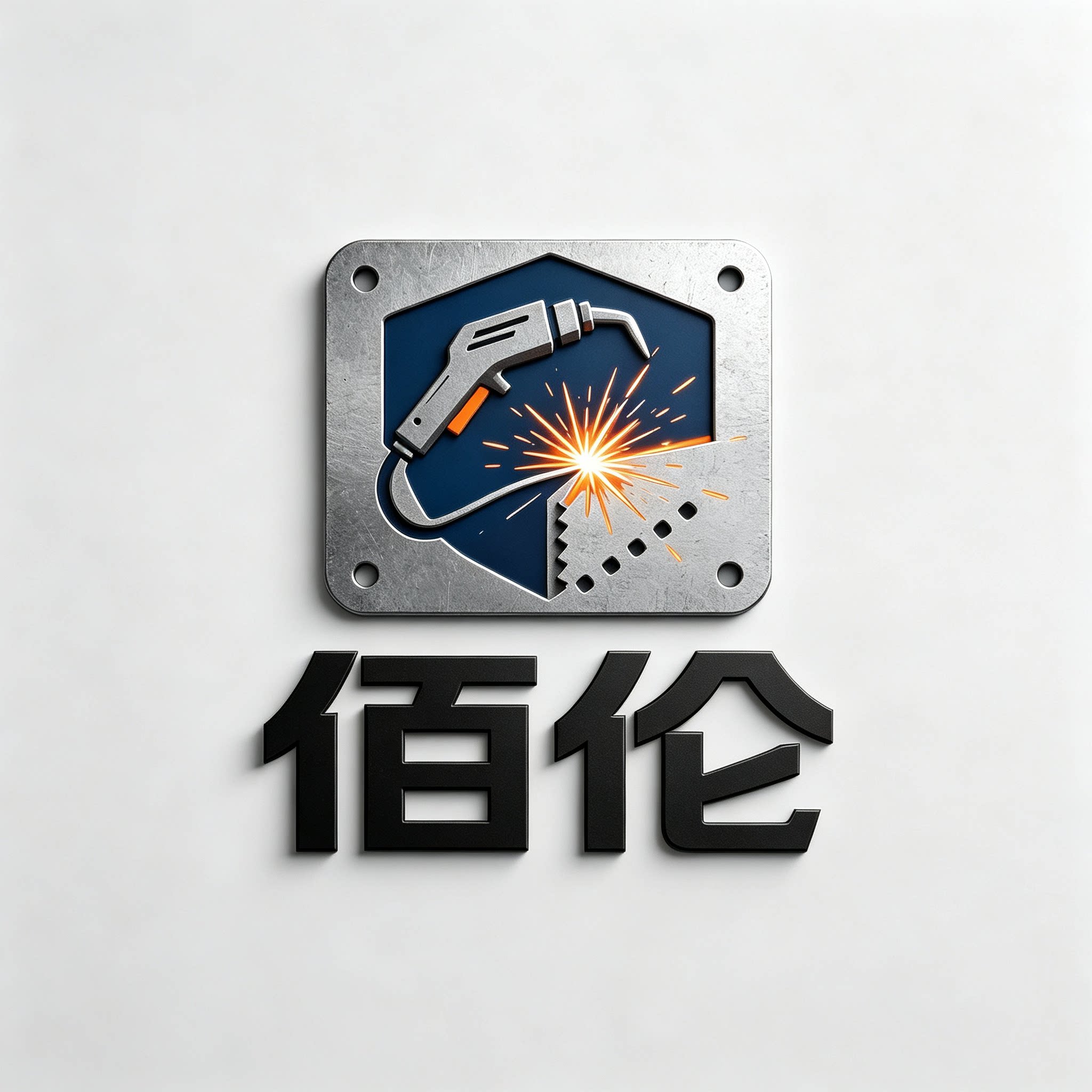 佰伦五金焊割的LOGO