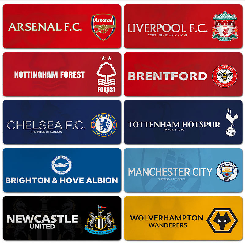 Mouse Pad, Extra Large Office Keyboard Pad, Table Football Fan, Premier League, Liverpool, Manchester City, Chelsea, Arsenal, Tottenham