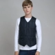 Cotton vest nam mùa thu đông thanh niên Slim triều ấm trung niên cotton vest nam mùa đông cotton vest vai đơn giản