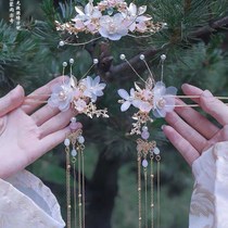 Hanfu accessories Accessories Hair hairpins Ancient Dress Head Accessories Women Hair Accessories Ancient Wind Hair Dresser hairstyle Fairy Air Women Suit Walking