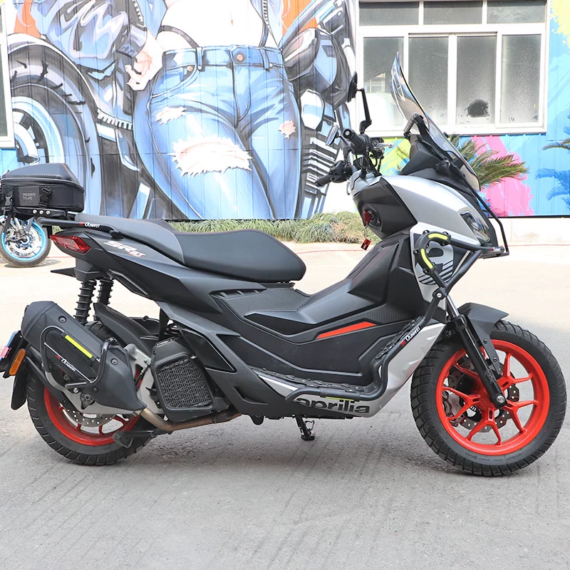 Подходящие для передней защиты бампера переднего моста Aprilia SR GT200 защитный планка освещения защитная планка педали против падения модификационные детали