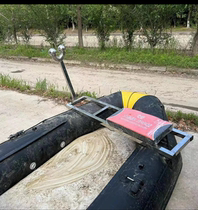 Outdoor stainless steel fishing rack eel hook wire take-up metal rack bracket flower rack fish tank succulent rack customization