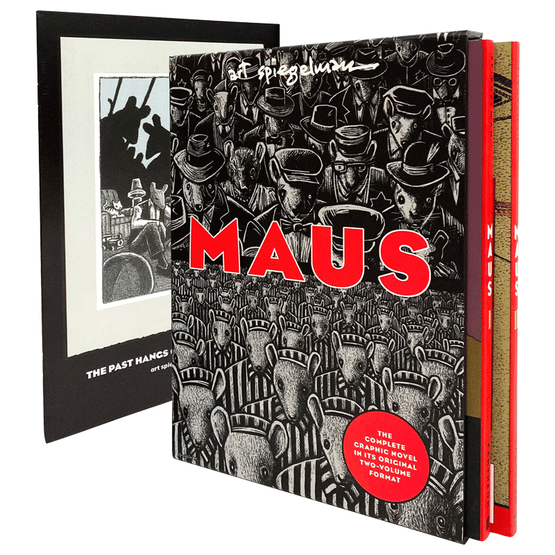 英文原版Maus I & II Paperback Box Set 鼠族1+2 盒装英文版外文