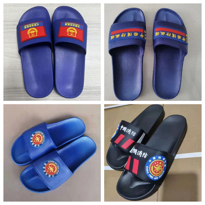 23 New Models of Fire-Fighting Slippers, Summer Flame Blue Standard Slippers, Rescue and Maintenance Non-Slip Flat Sandals, Men's Shoes 23 New Models of Fire-Fighting Slippers, Summer Flame Blue Standard Slippers, Rescue and Maintenance Non-Slip Flat Sandals, Men's Shoes