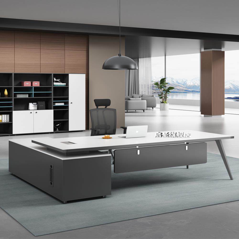 Boss table simple modern manager table supervisor table president office table boss table and chair combination furniture single person