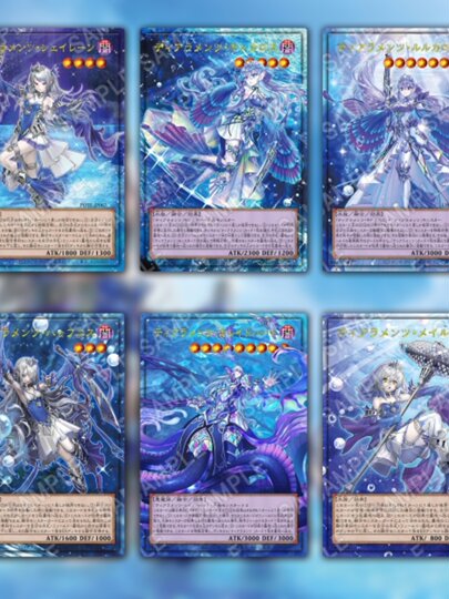 游戏王珠泪哀歌族全图出框卡QCSER金碎25周年钢印包邮塞壬人鱼