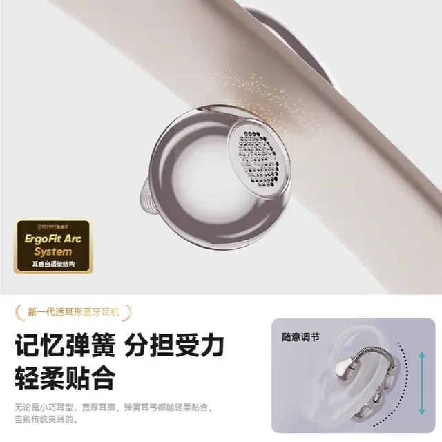 Elephant Nose D95 Magic Bean Ear Clip Series Non-Deformable and Comfortable to Wear Deepseek Translation Headphones