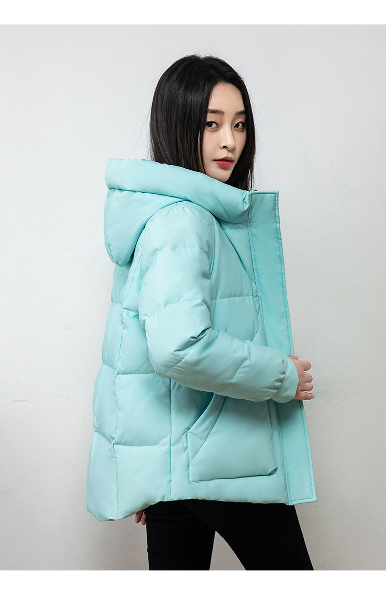 雅鹿 女士 短款廓形加厚羽绒服 图15