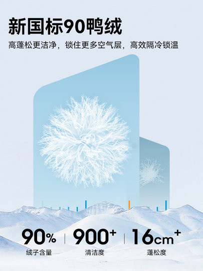 雅鹿情侣工装羽绒服加厚2025年冬季新款户外防风连帽外套保暖男装