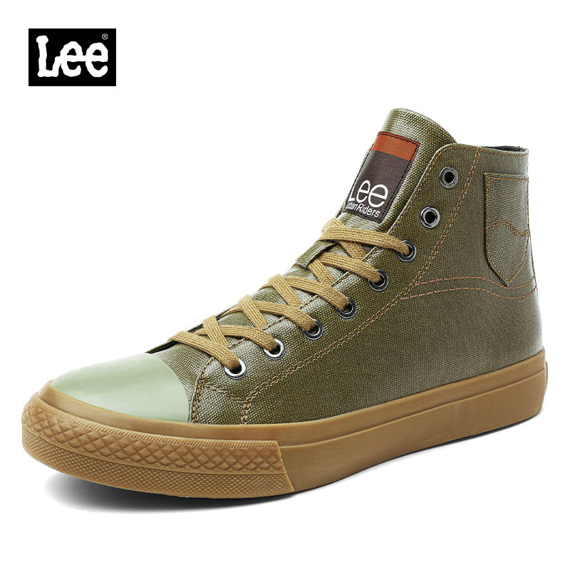 Lee Sailor Shoes Men 2022 New Fall Men's Shoes High Cylinder Board Shoes Trend Casual Shoes 100 Hitch Shoes