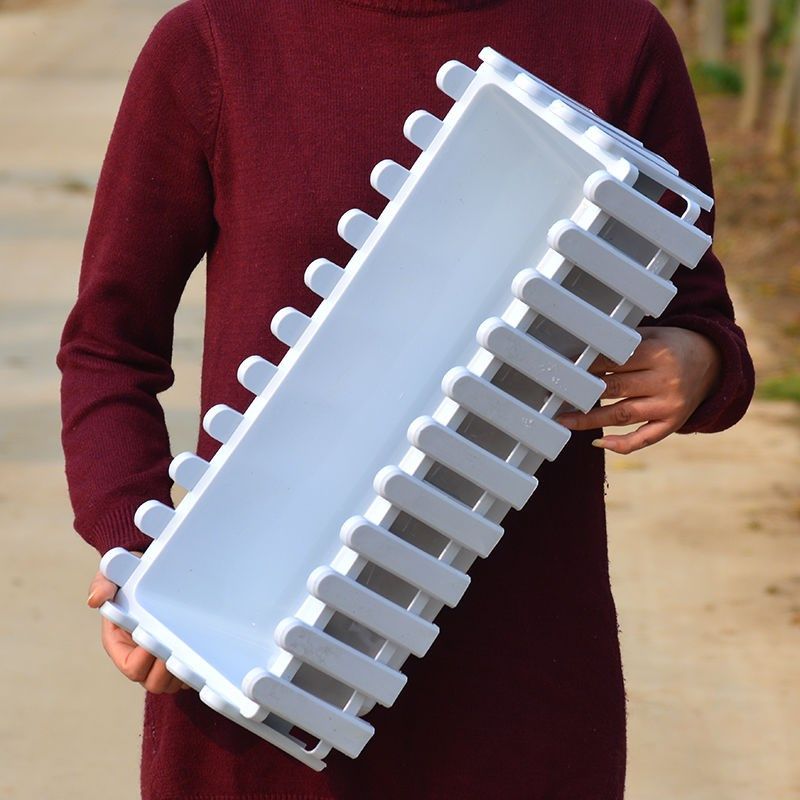 Long strip ultra-narrow flower pot fence succulent square thickened extra-large vegetable balcony plant environmental protection seedling plastic indoor