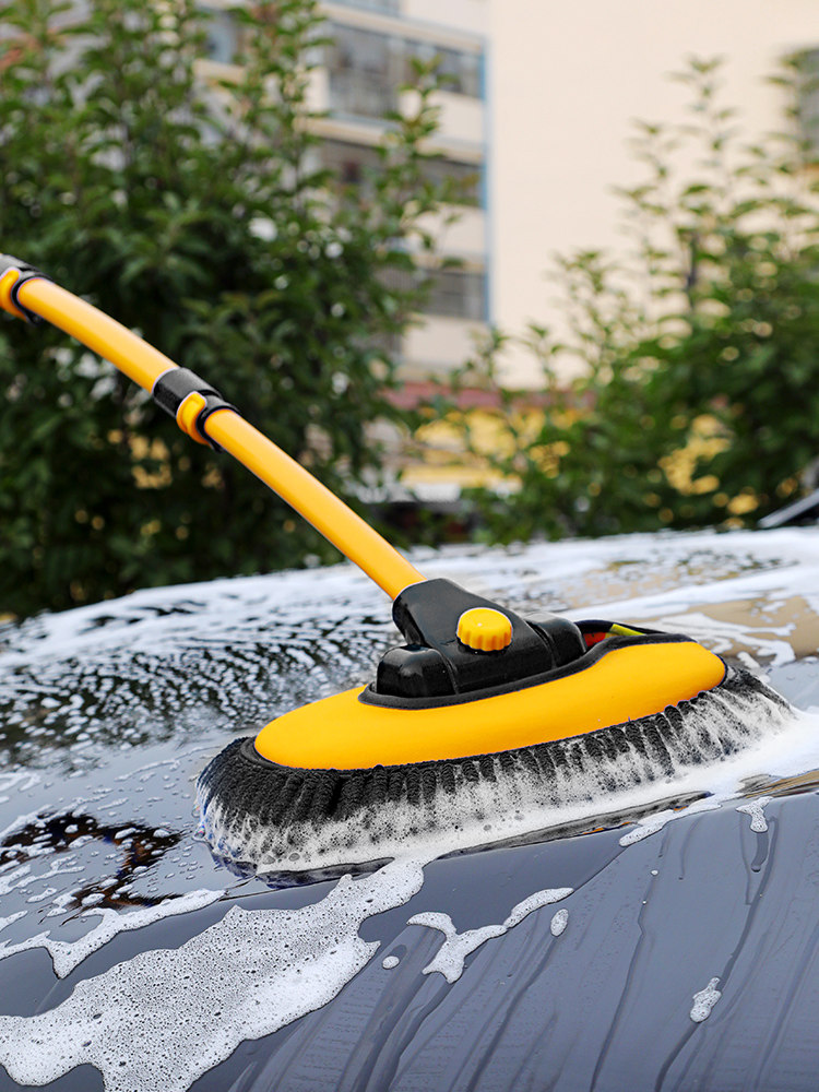 Car wash mop Private Car Wash God Ware Soft Hair Unhurt Car Bending Rod Long Handle Telescopic Car Car Wash tool