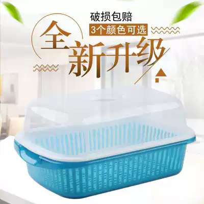 Bowl and chopsticks drain storage box super large capacity kitchen large size dish cabinet drain bowl rack bowl chopsticks storage box dish meal